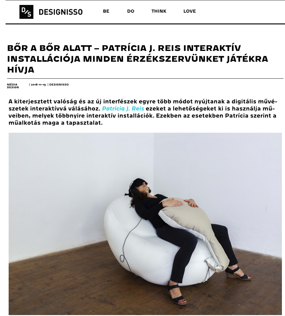 Review at Designisso (Issue Nov 2018)
