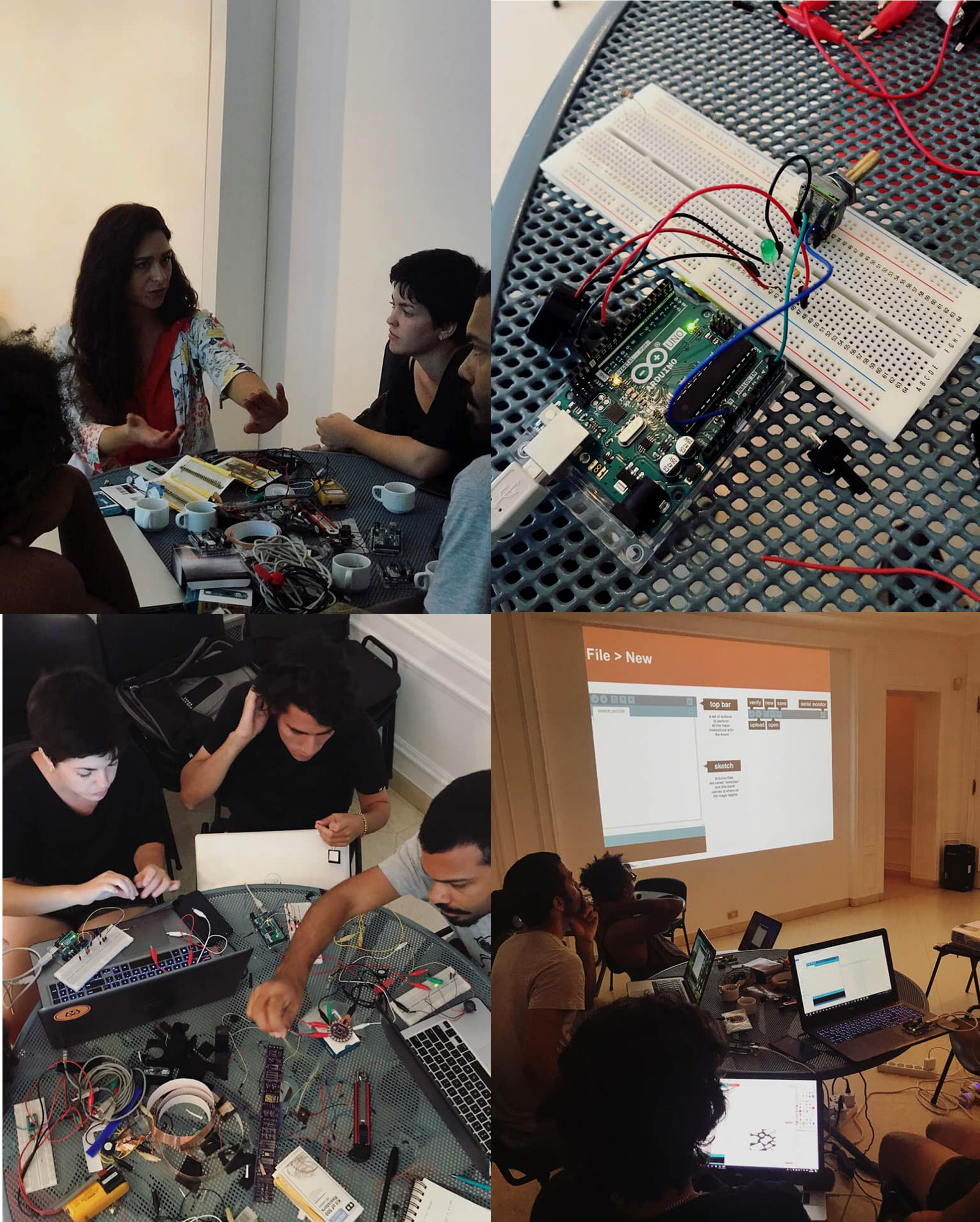 Workshop Arte Interactiva at Fundación Ludwig, Havana Biennale, Cuba